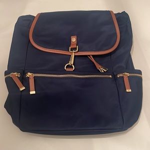 Calvin Klein Navy Nylon Talia Backpack. NWOT.